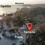 Terreno en venta sobre acantilado con vistas al mar y playa privada en Puerto Ángel - Galería